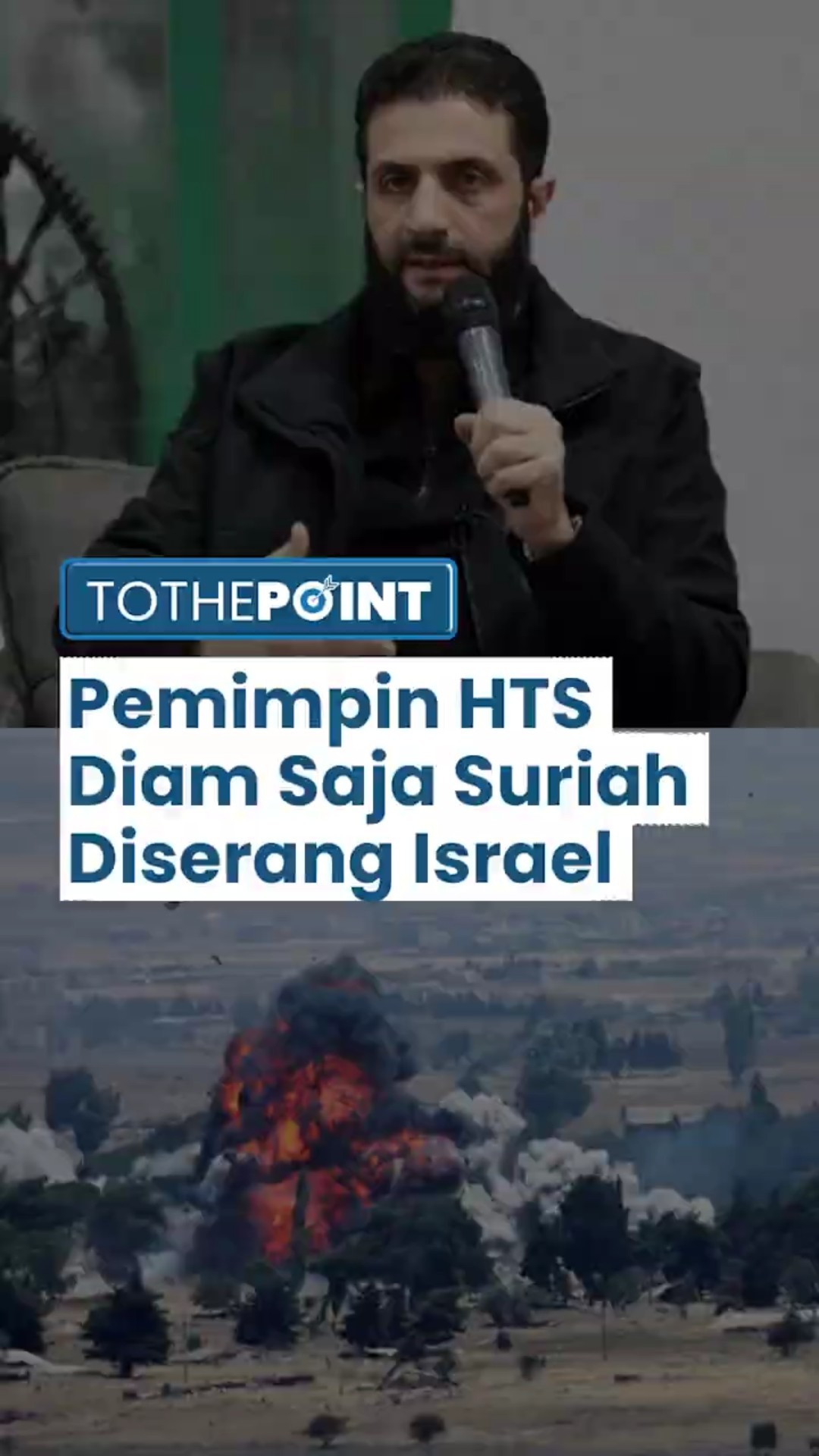 HTS Diam Saja saat Israel Terus Menyerang Suriah, Nyatakan Tidak Tertarik Terlibat Konflik Baru