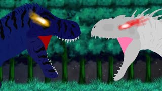 Grumpy vs Indominus Rex animation - Drago Monsterverse