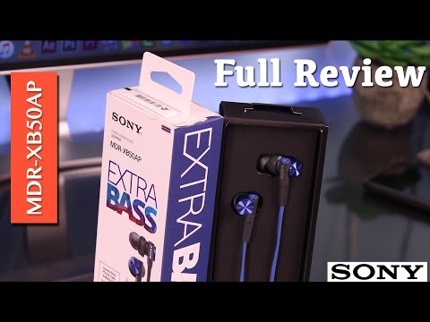 Sony MDR-XB50AP EXTRA BASS Earphones Review! Excellent Microphone!