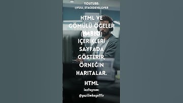 HTML Gömülü Öğe #shorts  #yazılım #developer #css #yazılım #html #javascript #programming #kodlama