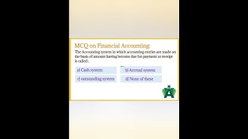 Financial Accounting MCQ-2#accountingeducation #youtubeshorts #shortvideo