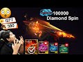 New P90 Incubator Spin | Rip 100000 Diamond 1377 Stone 😲 500 Blueprint🤣 | Garena Free Fire