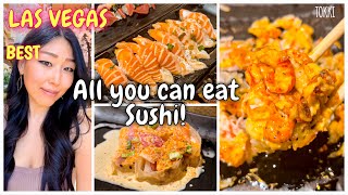 BEST AllYouCanEat SUSHI in LAS VEGAS! Sushi Neko