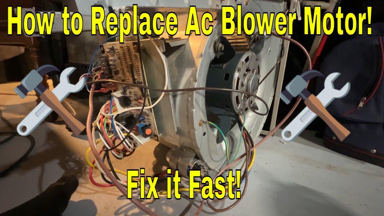 How to Replace an AC or Furnace Blower Motor  Easy HVAC Repair Guide!