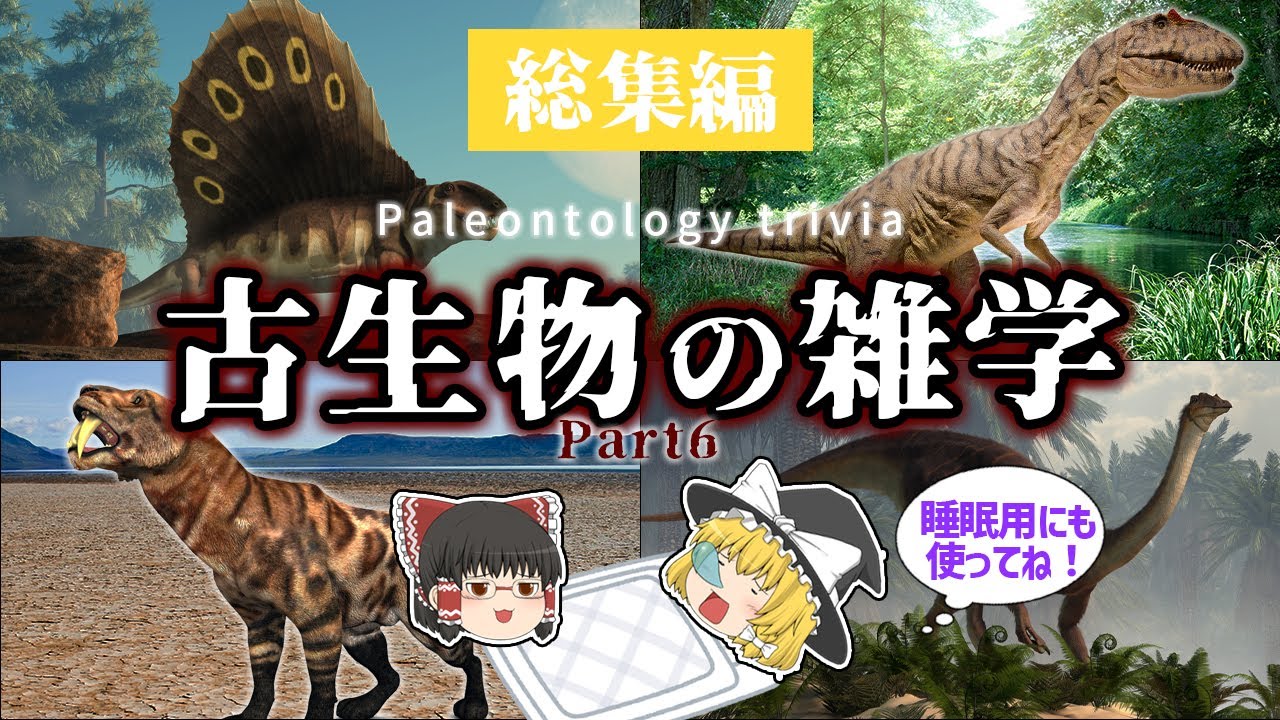 【睡眠用・ゆっくり解説】古代生物の雑学6　　ユウティラヌス/サウロファガナクス/スミロドンなど【途中広告なし】