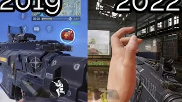 Ak-117 Gun Sound & Reload Animation Evolution (2019-2022) COD mobile @CallofDuty #warzonemobile