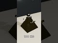 Can a 1000KG Ball Flatten a Gold Pyramid? 🤯 #shorts