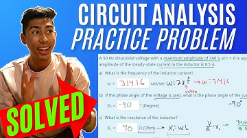 Intro to Circuit Analysis | Ch.9 Sinusoidal Steady-State Analysis | Q7: A 50 Hz sinusoidal voltag...
