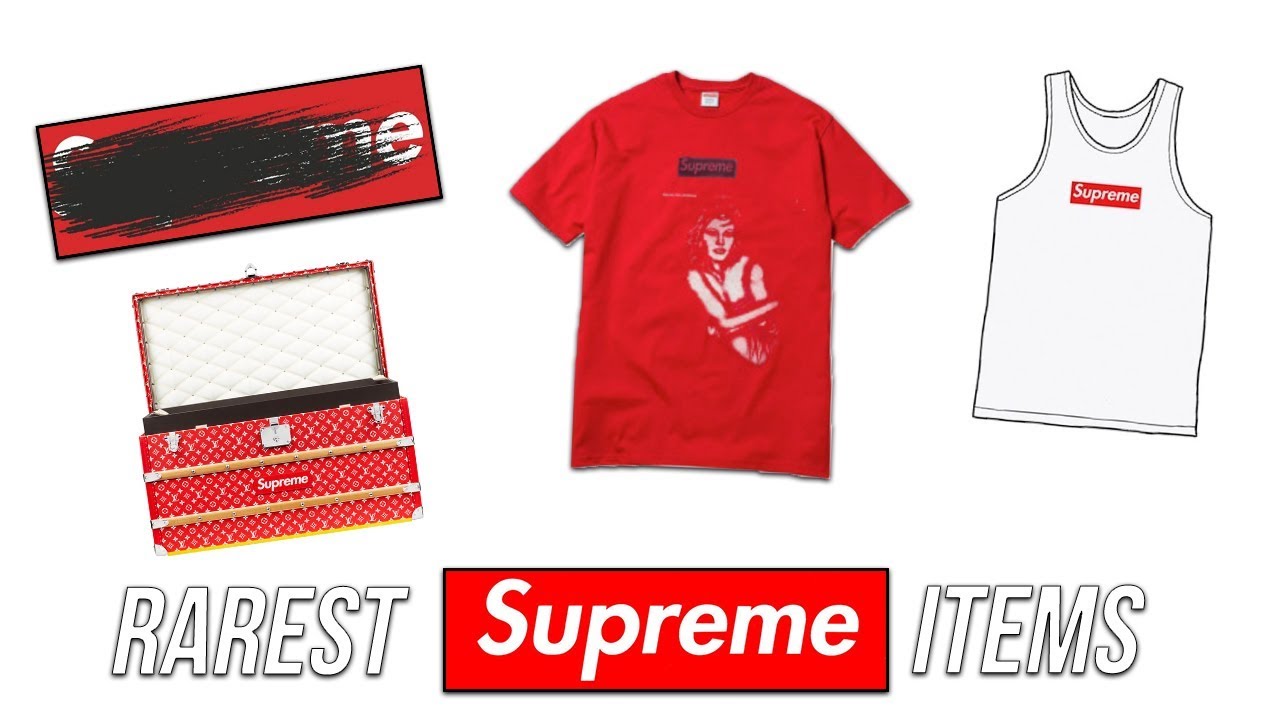 Top 5 RAREST Supreme Items EVER! 