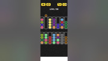Ball sort puzzle level 739 #ballsortpuzzle