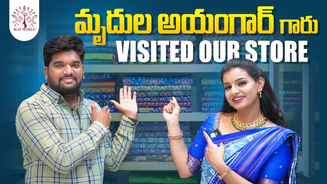మృదుల అయంగార్ Visited Our Store || Pochampalli Weavers