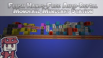 1|2|3|4k Special - Flush Hands-Free Auto-Refill Monorail Minecart Station