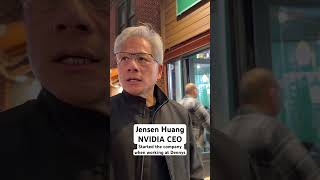 Bumped into NVIDIA CEO Jensen Huang on the streets of NYC.