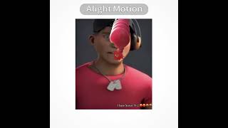 Scout took a bite of your pizza || Eat it up! || #scouttf2 #edit #alightmotion #tf2 #teamfortress2 