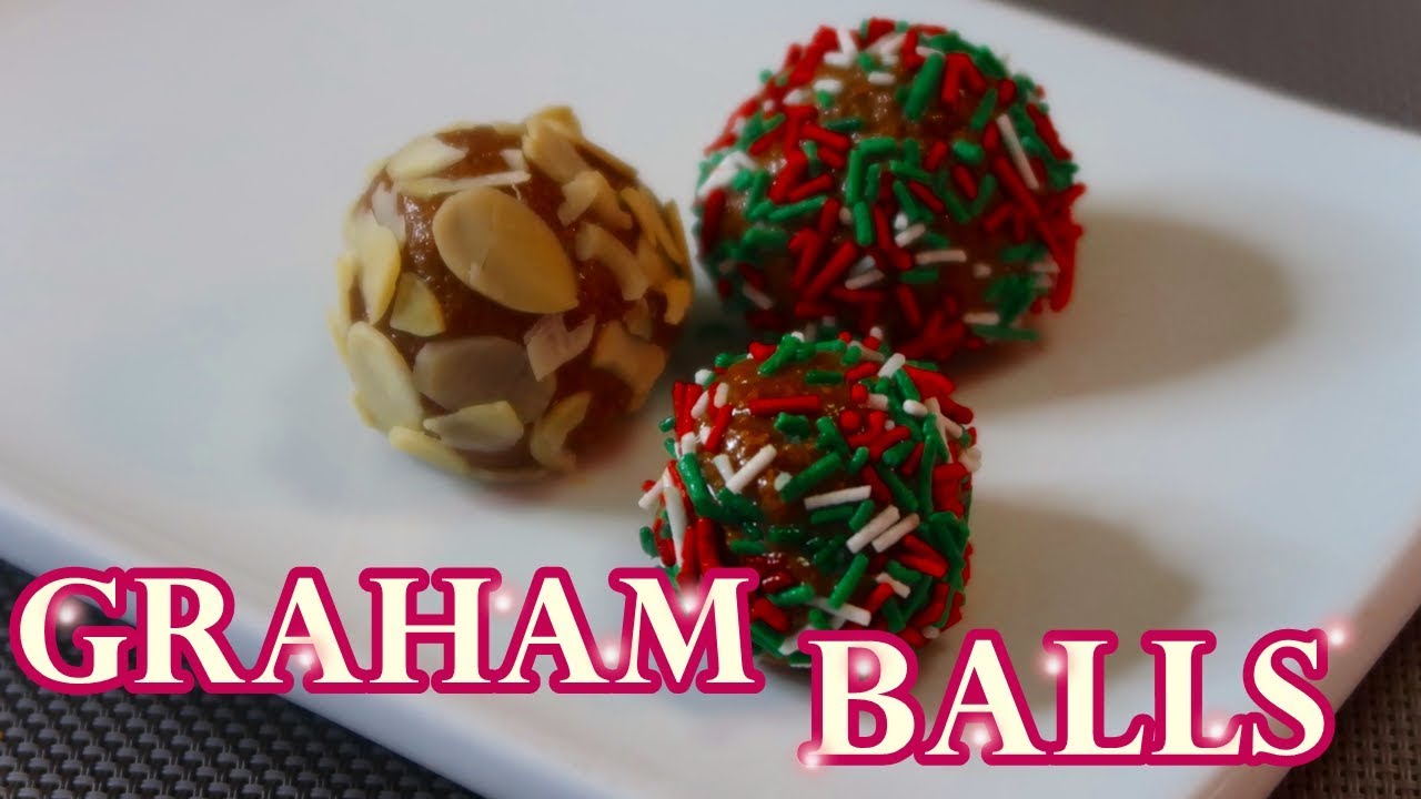 GRAHAM BALLS (EASY AND NO BAKE RECIPE!) YouTube