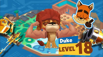 Zooba gameplay DUKE Level 18 with inflatable muscle best | zooba# zooba best gameplay#