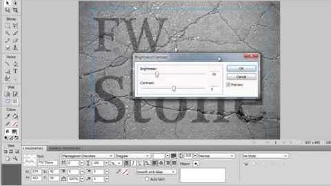 Adobe Fireworks Tutorial on How To Make Inlay and Emboss Textured Text Logo Effects
