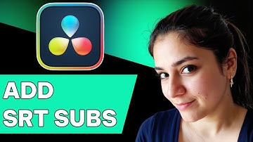 How to add subtitles to video SRT with DaVinci Resolve