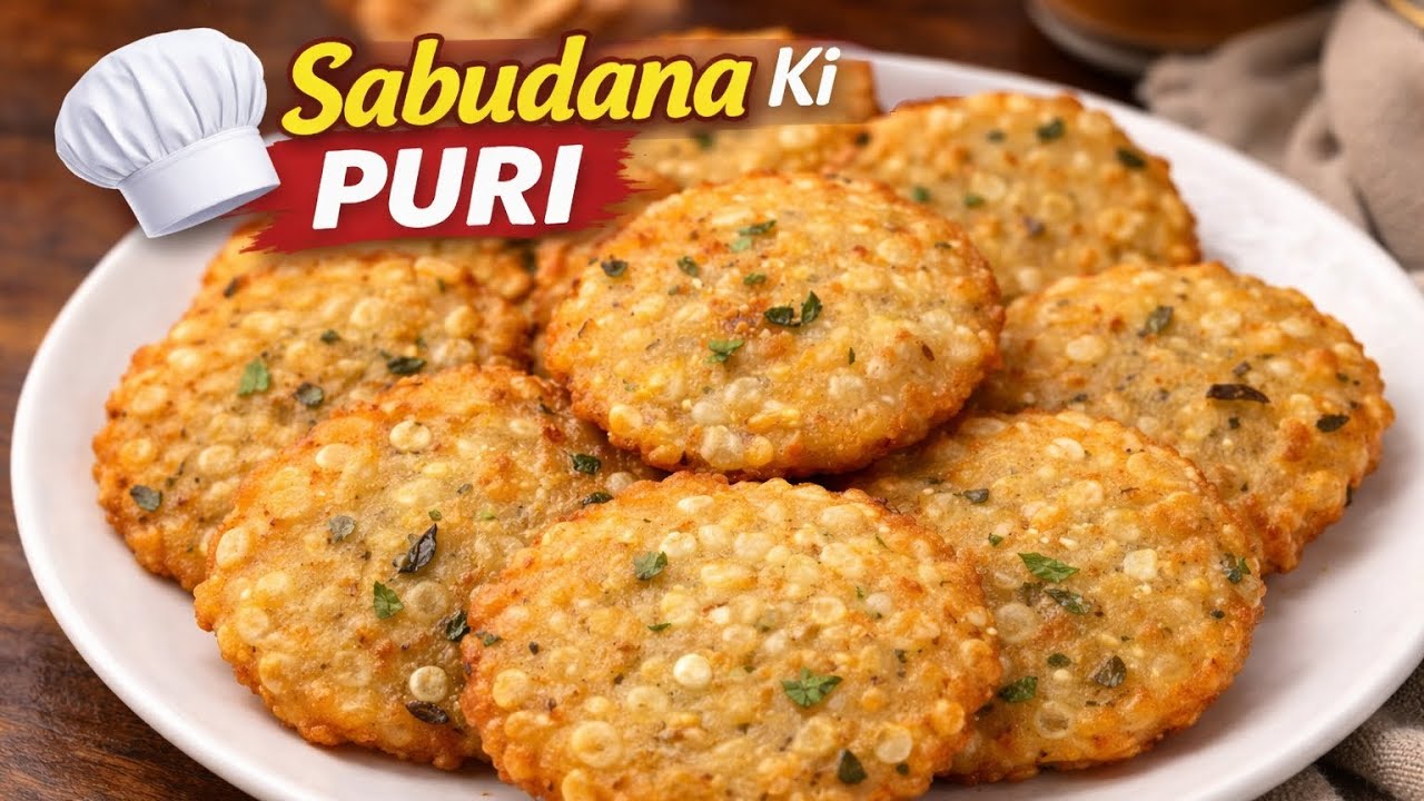 Sabudana Ki Puri Recipe at home | सिर्फ 4 मिनट में  बनाए साबूदाना की पूरी | New Recipe | Dilserasoi