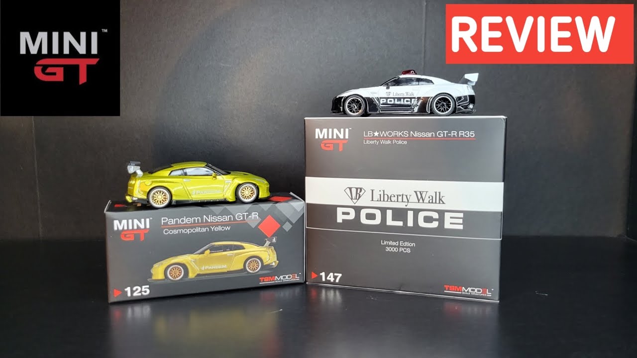 Unboxing the Mini GT Sinopec Liberty Walk GTR R35 and a few USA