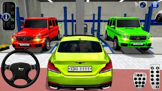 New Blue BMW Car & G-Wagons G63 Auto Repair Shop! Police Car vs Bullet Train | 3D Driving Class screenshot 5
