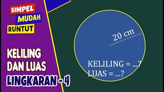 Video tutorial (imath tutorial) ini menjelaskan cara menghitung dan
menentukan keliling luas lingkaran secara mudah, cepat benar. l...