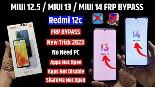 All Redmi Miui 13/ Miui 14 Frp Bypass | New Trick 2023 | Redmi 12c Frp Bypass (without pc)