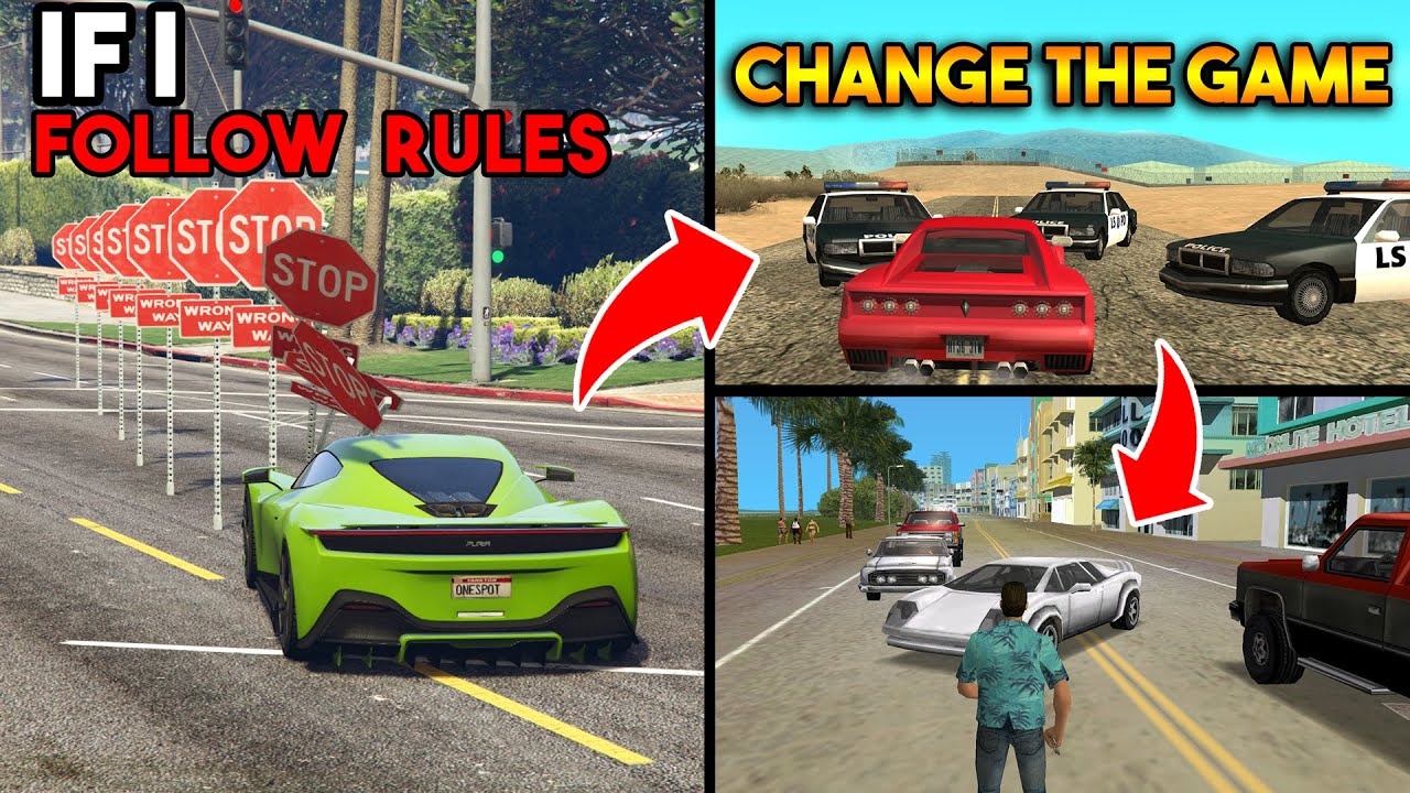 If I FOLLOW TRAFFIC RULES then CHANGE THE GAME ! (From GTA If I FOLLOW TRAFFIC RULES then CHANGE THE GAME ! (From GTA