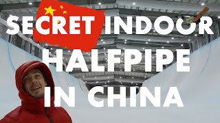 Burton trip to China - Riding the secret indoor halfpipe - Mark McMorris