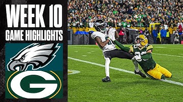 Eagles At Packer | Week 10 Highlights