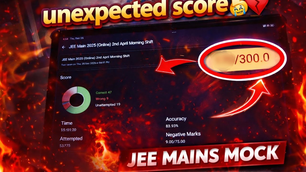 My Mock Marks 😭 | How I Do Revision for JEE Mains - YouTube