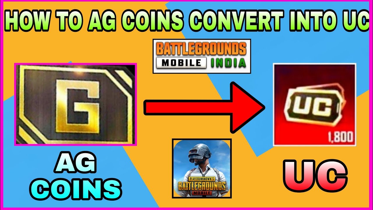 HOW TO CONVERT AG COINS INTO UC IN BGMI | HOW TO BUY ROYAL PASS WITH AG CURRENCY COINS IN BGMI | BGM