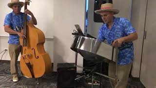 Video thumbnail of "Calypso "marin memories " private party by Javier steel band787-451-6133"