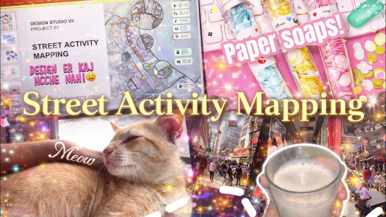 Street activity mapping-Design Project। Made banana Smoothie 😋