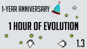 1-hour Evolution of an Artificial Life Ecosystem v0.3
