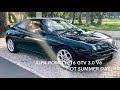 Alfa Romeo 916 GTV - hot summer day run - busso sound