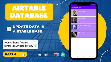 How To Update Data In Airtable In Android Studio | Part 6 | In Hindi || SH Developers