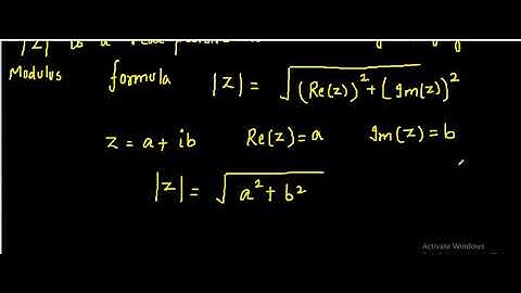 CONJUGATE , MODULUS AND MULTIPLICATIVE INVERSE OF COMPLEX NUMBER (CLASS 11)