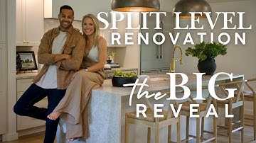 Part 4: Split Level Home Renovation Final Reveal Full Home Tour