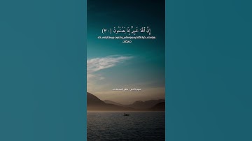 سورة النور آية ٣٠ بصوت ماهر المعيقلي