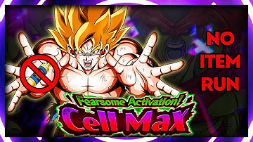 MY MOST INTENSE BATTLE IN DOKKAN EVER! CELL MAX NO ITEM RUN MISSION BEATEN!!!