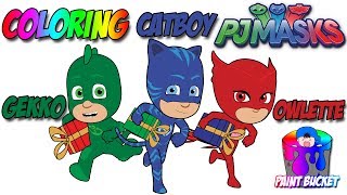PJ Masks Christmas Special Coloring Page - PJ Masks Official New Coloring Book for Kids screenshot 2