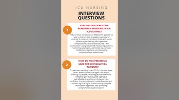 ICU Interview Questions and Answers Tips - Critical Care #interviewquestions #icunursing