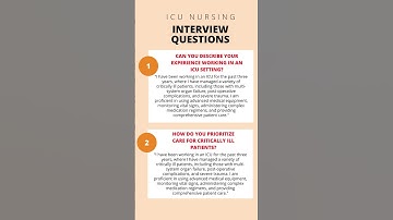 ICU Interview Questions and Answers Tips - Critical Care #interviewquestions #icunursing