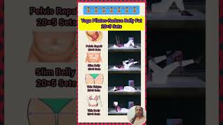 yoga Pilates reduce belly fat weightloss exercise yoga short