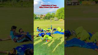 Celebration of team Ellite cricket club Ladhoo after winning final of Shiekhul Alam t20 Ladhoo ed3
