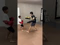 小学生ミット打ち 。三田市、宝塚市、キックボクシングフィットネスジム、N-FIELD 練習動画
