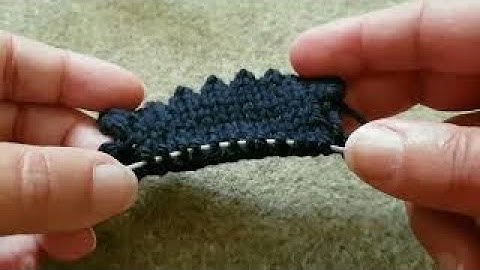 Bonus Episode 2a: folded over cuff or hem, picot edge, provisional cast on