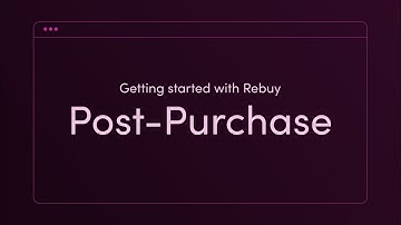How to install Rebuy Post-Purchase on Shopify