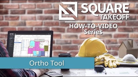 How To Use The Ortho Tool In Square Takeoff